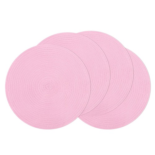 Round braided placemats - round, of
